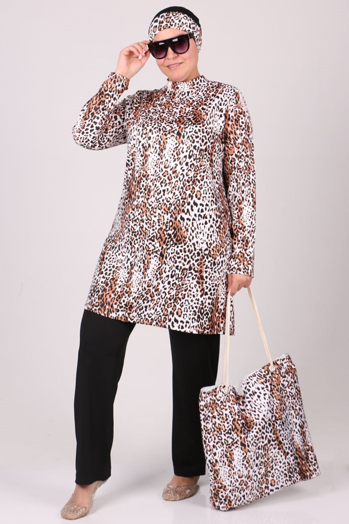 101 Plaj Çantası - Leopar