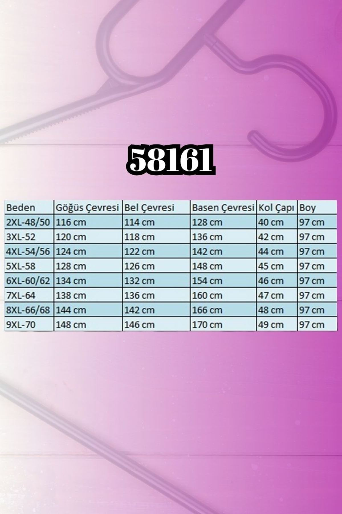 58161 Büyük Beden Basic Modal Tunik - Bej