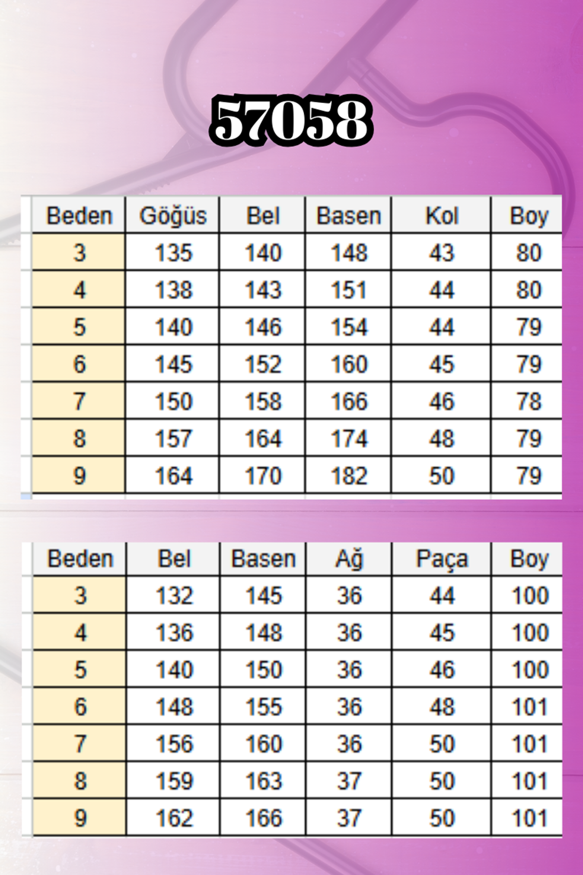 57058 Büyük Beden Pantolonlu Modal İkili Takım - Siyah