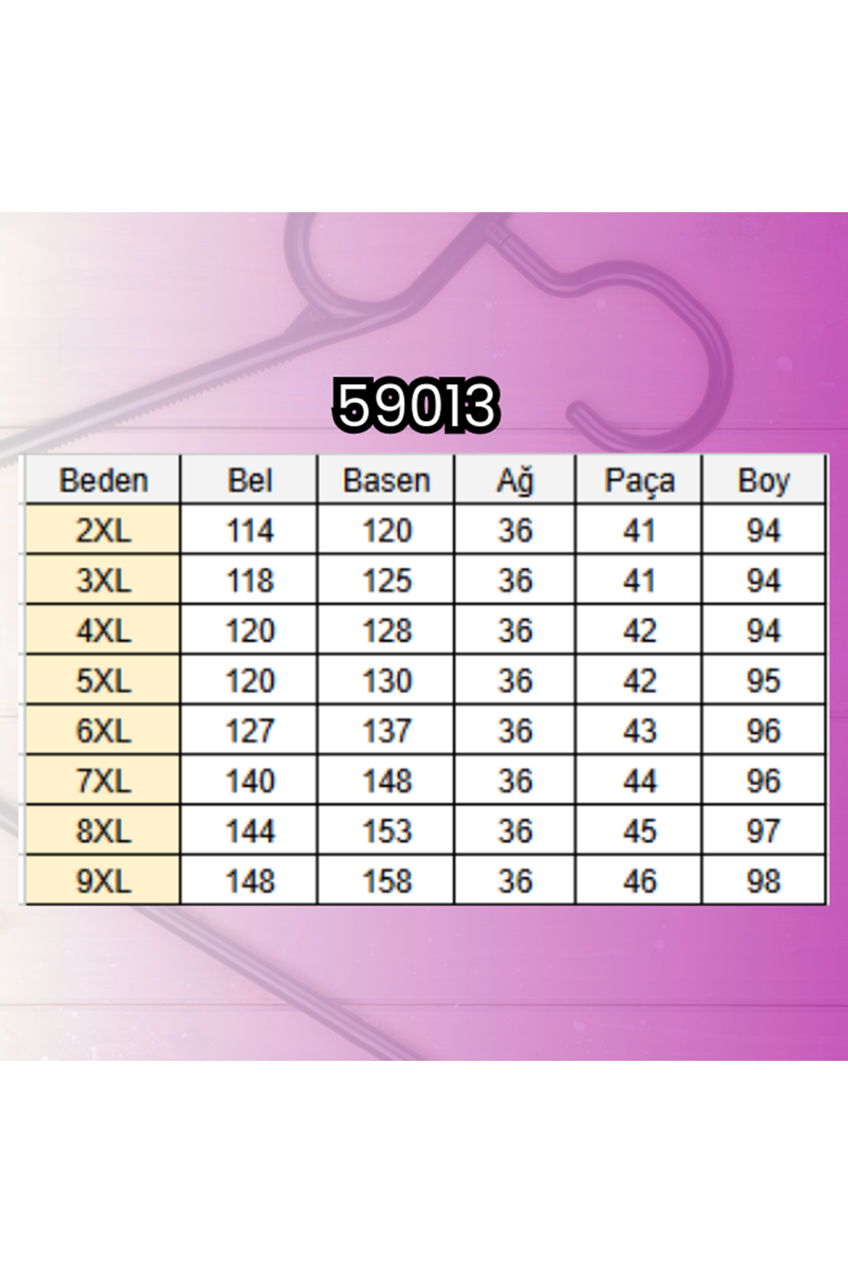 59013 Büyük Beden Arkası Lastikli Cepli Modal Pantolon - Kahve