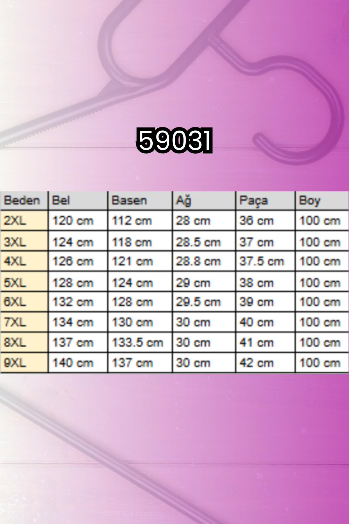 59031 Büyük Beden Paçası Yırtmaçlı Yırtmaçda Taş Detaylı Kot Pantolon - Soğuk Mavi