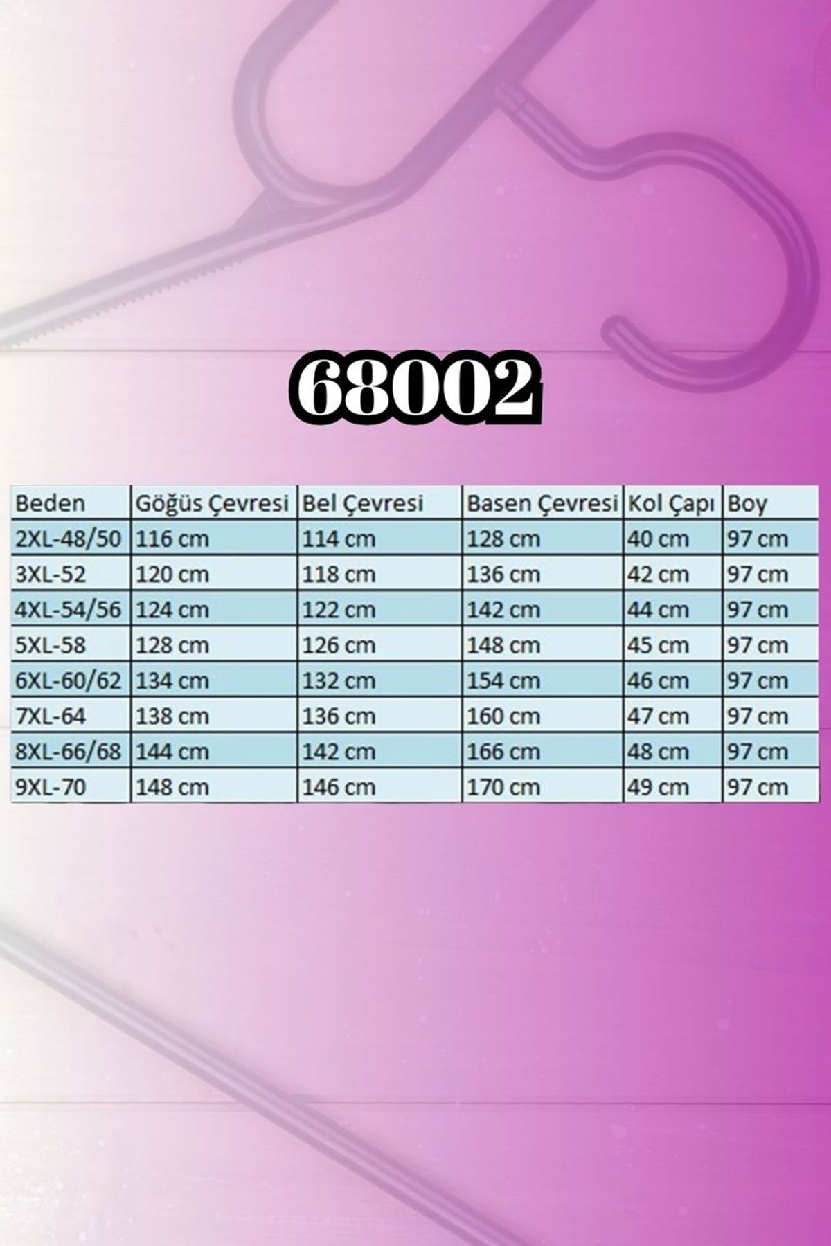 68002 Büyük Beden Önü Güneş Parıltılı Taş Baskılı Penye Tunik - Kahve