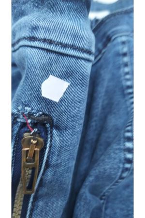 D-45011 Büyük Beden Fermuarlı Kot Etek - Mavi