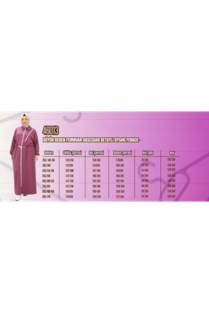 46013 Büyük Beden Fermuar Aksesuar Detaylı Osyho Ferace - Gül Kurusu