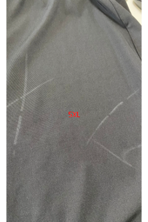 D-1733 Büyük Beden  Tesettür Defolu Mayo-Pantolon - Siyah