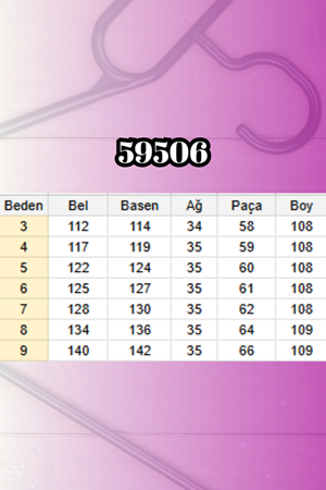 59506 Büyük Beden Paçası Yırtmaçlı İspanyol Paça Tayt Pantolon - Siyah