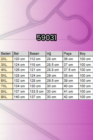 59031 Büyük Beden Paçası Yırtmaçlı Yırtmaçda Taş Detaylı Kot Pantolon - Kar Yıkama Mavi