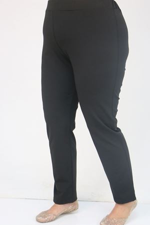 1732 Büyük Beden Balıkçı Yaka Fermuarlı Mayo - Damla Desen Saks