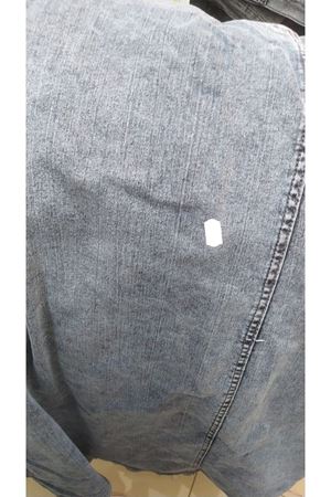 D-45007 Büyük Beden Parçalı Taş Detaylı Kot Etek - Antrasit