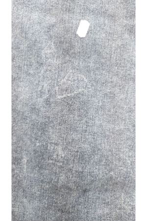 D-45007-1 Büyük Beden Parçalı Taş Detaylı Kot Etek - Gri