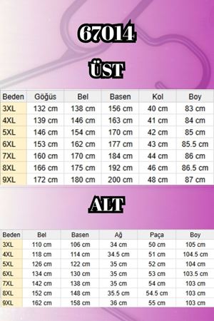 67014 Büyük Beden Parçalı Yakalı Fermuarlı Pantolonlu Penye Takım - Lacivert