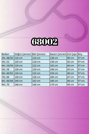 68002 Büyük Beden Önü Güneş Parıltılı Taş Baskılı Penye Tunik - Mürdüm