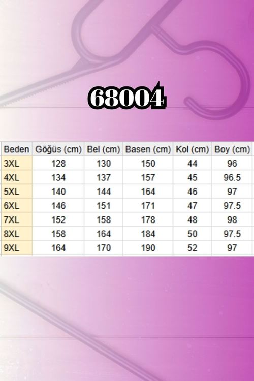 68004 Büyük Beden Çıma Detaylı Penye Tunik - Siyah