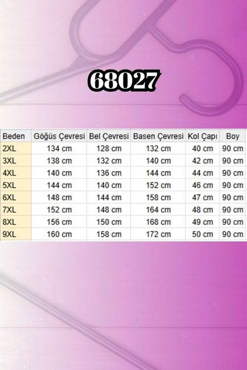 68027 Büyük Beden Yıldız Taş Baskılı Penye Tunik - İndigo